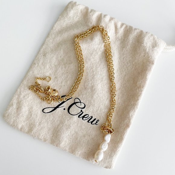 J. Crew Freshwater Pearl and Gold Tone Necklace - Picture 3 of 3